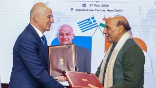 India and Greece signed a Joint Declaration of Intent to strengthen defence industrial cooperation between the countries